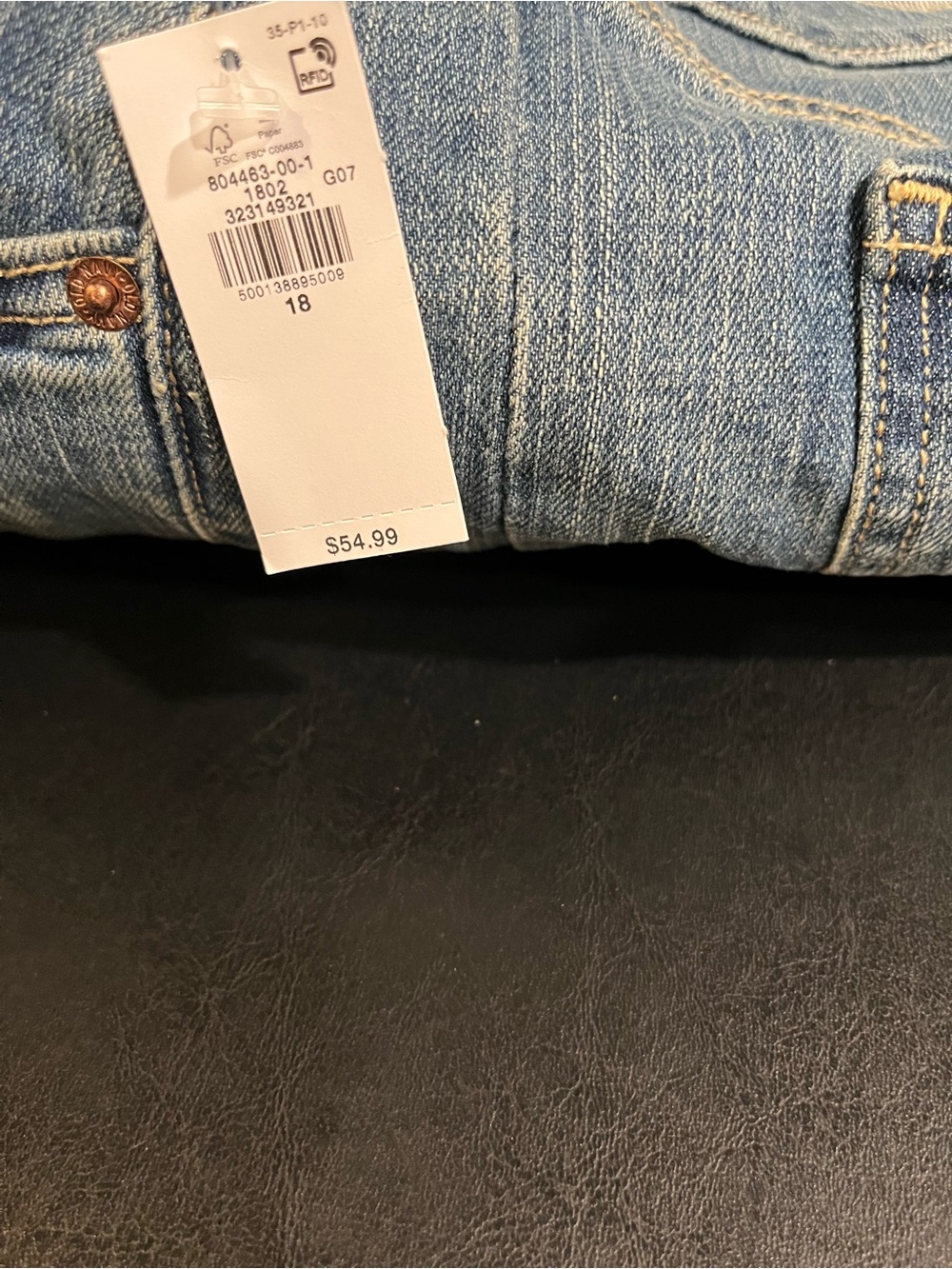 Old Navy High-Rise Light Wash Blue Jeans
